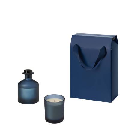 Подарочный набор Enigma, Mizu, синий (свеча