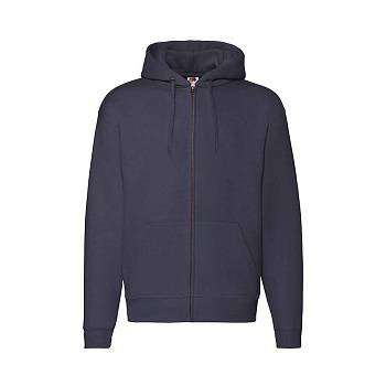 Толстовка "PREMIUM HOODED SWEAT JACKET", глубокий темно-синий_L, 70% х/б, 30% п/э, 280 г/м2