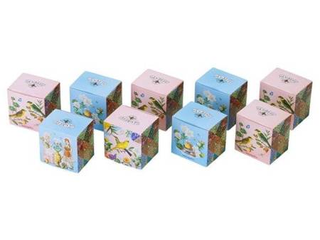 Подарочный набор c чаем "Весенняя коллекция" в деревянной шкатулке