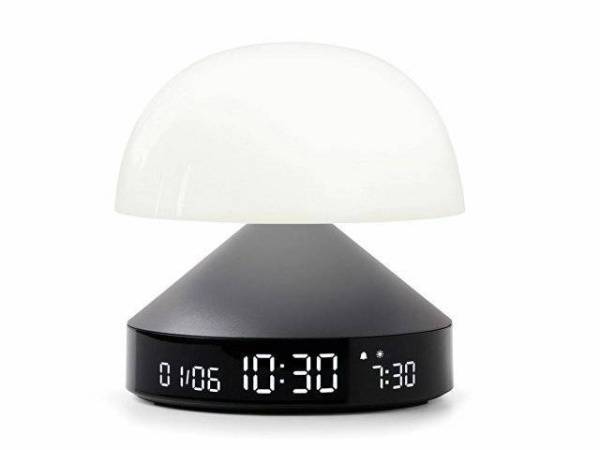 Светильник с часами и световым будильником Mina Sunrise