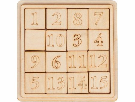 Деревянная головоломка "Пятнашки"