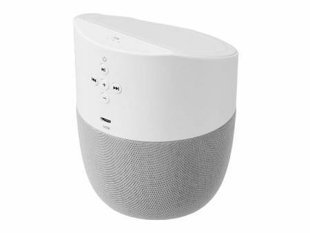 Портативная колонка с беспроводной зарядкой "Shuttle", 5 Вт, белый