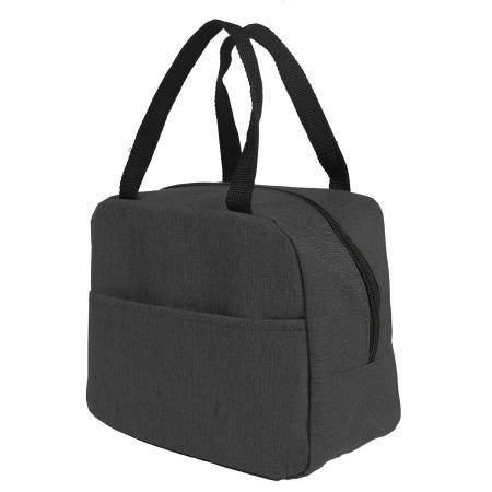 Термосумка "EAT", серый меланж, 24 x 21 x 12 см