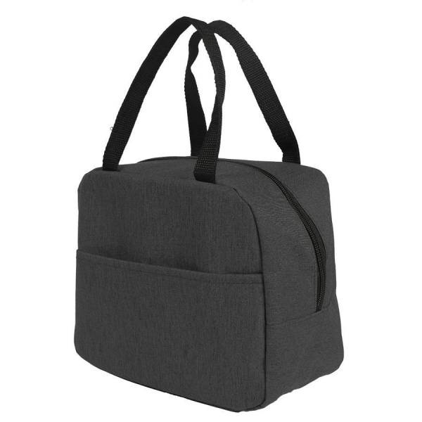 Термосумка "EAT", серый меланж, 24 x 21 x 12 см
