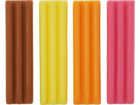 Набор Съедобный пластилин 4 кусочков (без ножа)