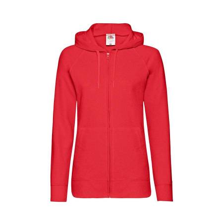 Толстовка без начеса "Ladies Lightweight Hooded Sweat", белый, XS, 80% х/б 20% полиэстер
