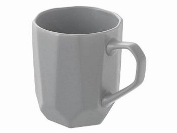 Кружка с гранями Amery, 310мл, серый матовый