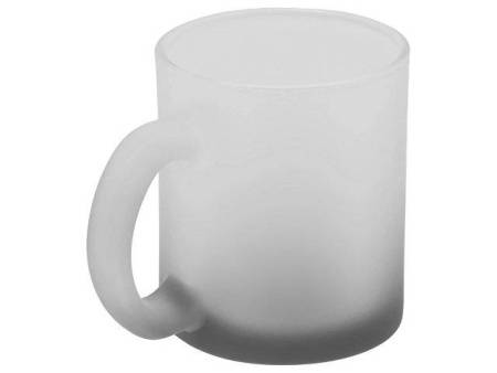 Стеклянная матовая кружка с градиентом для сублимации, черный "Ombre Sub"