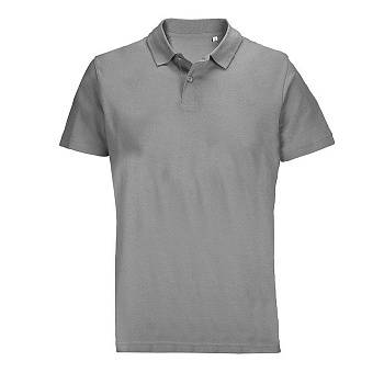 Рубашка-поло унисекс PULSE, серый меланж, 4XL, 85% хлопок, 15% вискоза, 170 г/м2
