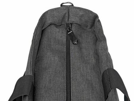 Сумка-холодильник Fabrizio со штопором, серый/черный