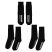 Набор из 3 пар носков Hard Work Black, размер 38-41