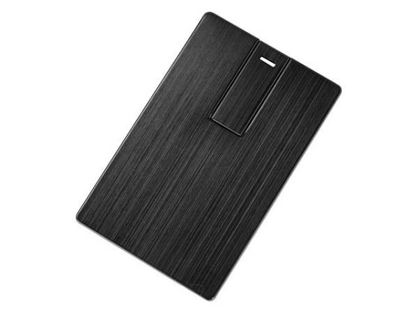 USB-флешка "Визитка" на 16 Гб «Card Metal» в виде металлической карты