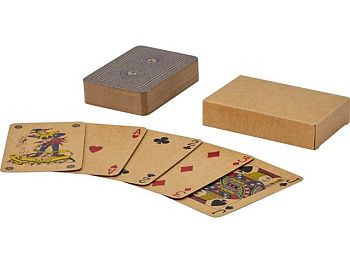 Набор игральных карт из крафт-бумаги Ace - Натуральный Набор игральных карт из крафт-бумаги Ace - Натуральный