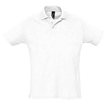 Рубашка поло мужская SUMMER II, белый, XS, 100% хлопок, 170 г/м2 Рубашка поло мужская SUMMER II, белый, XS, 100% хлопок, 170 г/м2