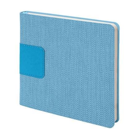 Ежедневник недатированный Scotty, А5-,  бирюзовый, кремовый блок