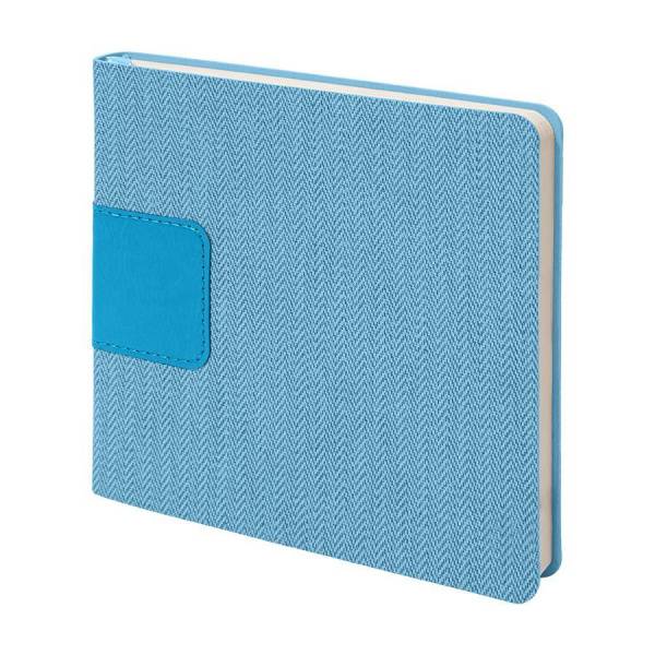 Ежедневник недатированный Scotty, А5-,  бирюзовый, кремовый блок