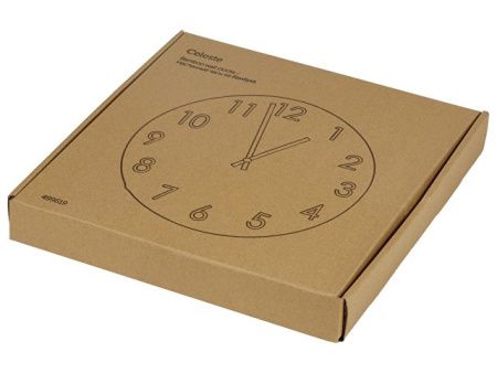Настенные часы из бамбука "Celeste", 8 мм, натуральный