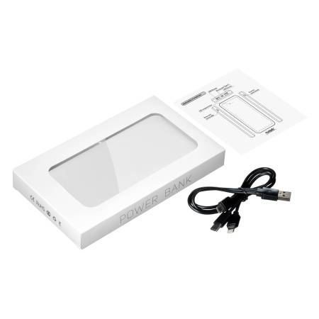 Внешний аккумулятор, Elari Plus, 10000 mAh, белый