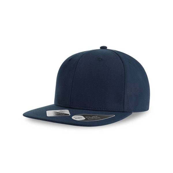 Бейсболка JAMES,6 клиньев,плоский козырек,ПВС застежка,белый,100 % переработанный полиэстер