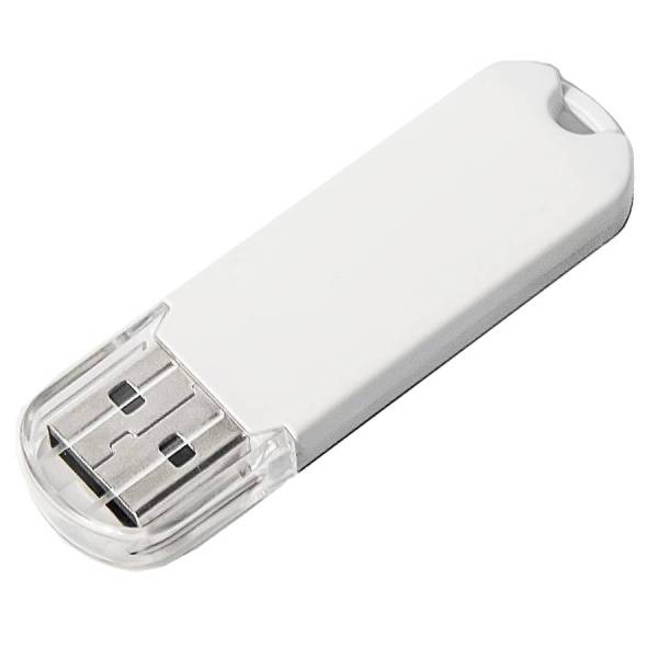 USB flash-карта UNIVERSAL (8Гб), белая, 5,8х1,7х0,6 см