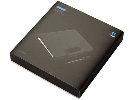 Подарочный набор металлическая ручка и блокнот А5 "Twilight"  со светящимся логотипом и пауэрбэнком