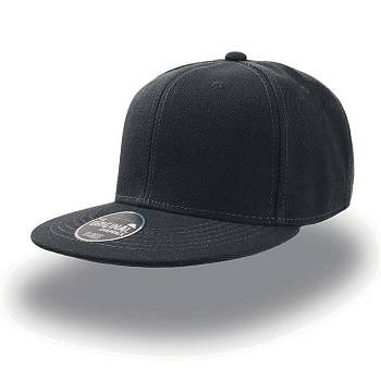 Бейсболка "SNAP BACK", 6 клиньев, пластик. застежка, черный, 100% п/э,100% х/б, 400 гр/м2 Бейсболка "SNAP BACK", 6 клиньев, пластик. застежка, черный, 100% п/э,100% х/б, 400 гр/м2