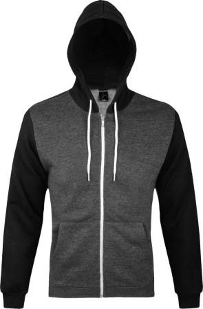 Толстовка на молнии Silver 280 черная