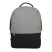 Рюкзак "Hugo", серый/черный, 43х30х10 см, осн. ткань:100% пл-р с пок-тием PU,подкладка:100% пл-р