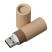 USB flash-карта TUBE (8Гб), натуральная, 6,0х1,7х1,7 см, картон