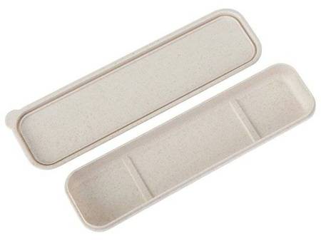 Набор столовых приборов Ron из бамбукового волокна, бежевый