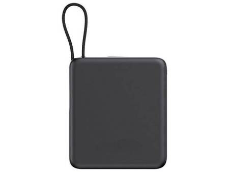 Внешний акуумулятор с подсветкой лого "Nex", 5000 мАч, черный