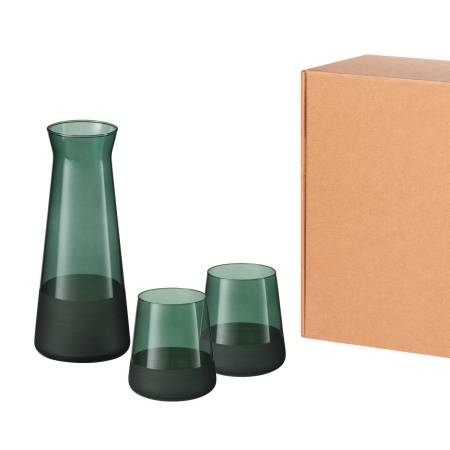 Подарочный набор декантер + 2 стакана Black Edition