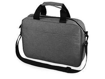 Сумка для документов "Брейв", серый/черный