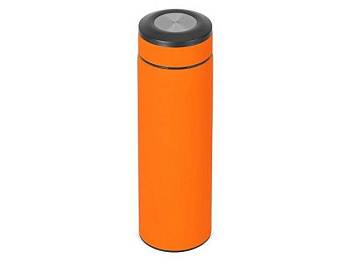 Вакуумный термос "Vacuum Flask C1", soft touch, 420мл, оранжевый Вакуумный термос "Vacuum Flask C1", soft touch, 420мл, оранжевый