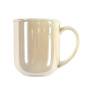 Кружка PERLA, жемчужный с белым, 350мл