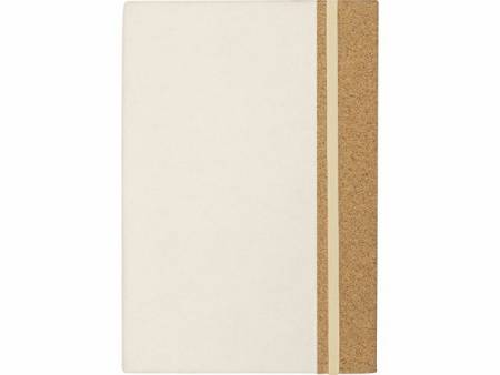 Блокнот из молочной бумаги и пробки A5 "Milky", натуральный