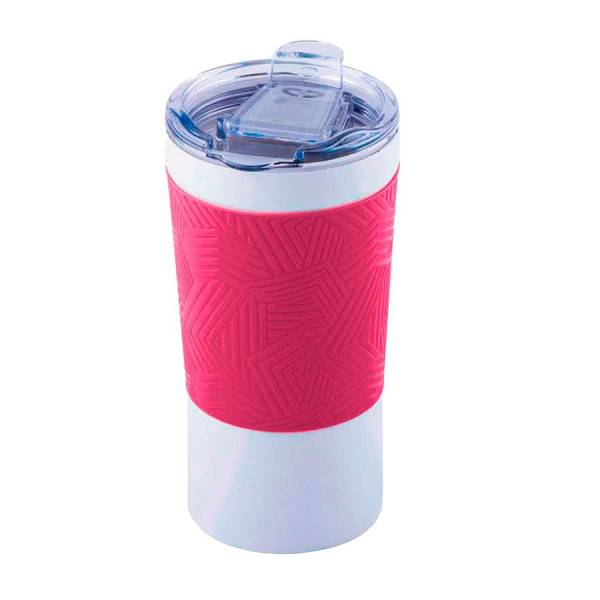 Термокружка вакуумная 'Funny" белая