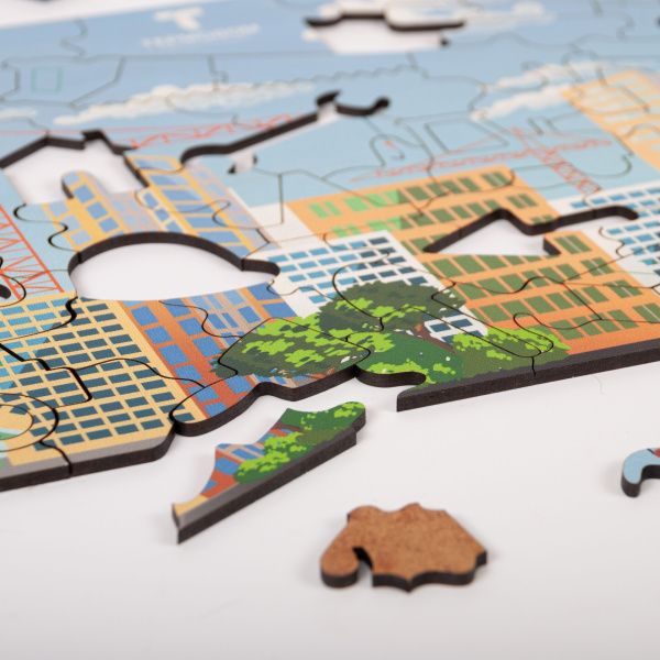 Пазлы корпоративные деревянные 297 X 210мм