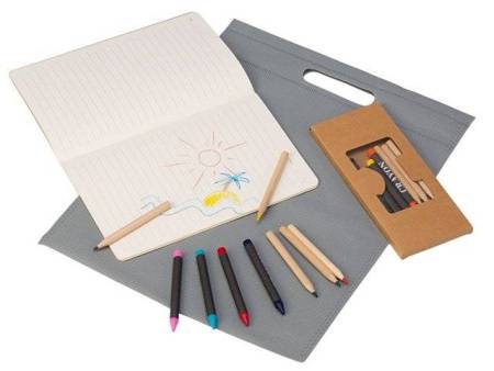 Подарочный набор для творчества "Les Artistes", натуральный/серый