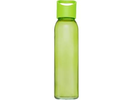 Спортивная бутылка Sky из стекла объемом 500 мл, зеленый лайм
