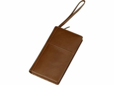 Трэвел-портмоне, коричневый