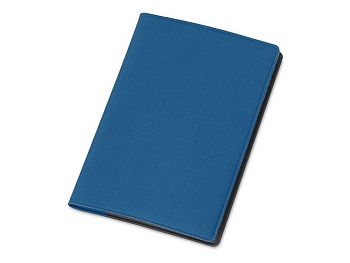 Обложка для паспорта с RFID защитой отделений для пластиковых карт "Favor", синяя Обложка для паспорта с RFID защитой отделений для пластиковых карт "Favor", синяя