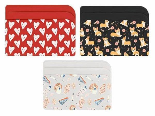 Картхолдер для 3-х карт с возможностью полноцветной печати, софт-тач