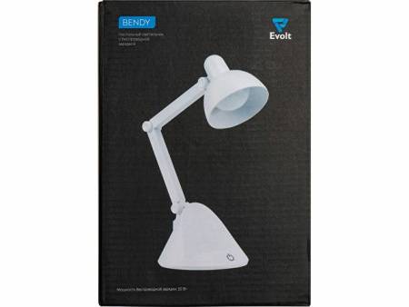 Настольный светильник с функцией беспроводной зарядки "Bendy", 5 Вт