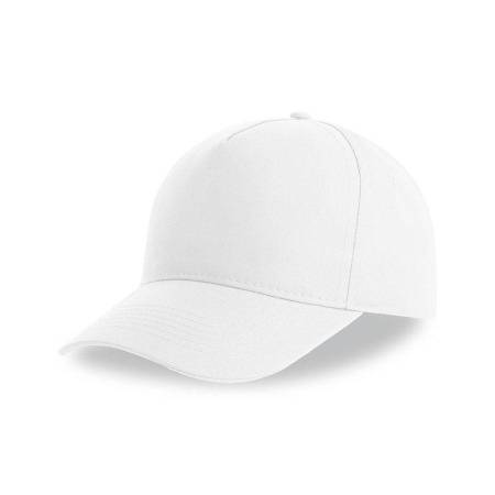 Бейсболка RECY FIVE, 5 клиньев, застежка-липучка, белый, 100 % переработанный полиэстер