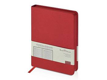 Ежедневник недатированный А6+ "Megapolis Color", красный
