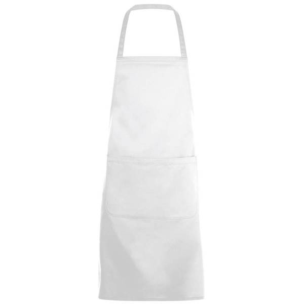 Фартук "GRAMERCY"  белый, полиэстер 65%, хлопок 35%