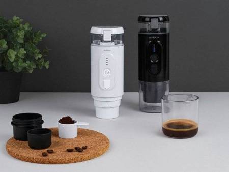 Портативная кофемашина Rombica Barista 2 Black с логотипом Rombica