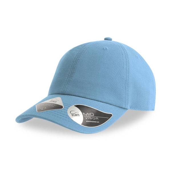 Бейсболка FRASER, 6 клиньев, 100% органический хлопок, цельнометаллическая пряжка