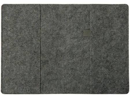 Двустороннее портфолио из рпет-фетра и искусственной кожи "Felt", серый